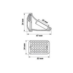 Filtre à air RED FILTER E12 Ø 32 pour carburateurs PHBG