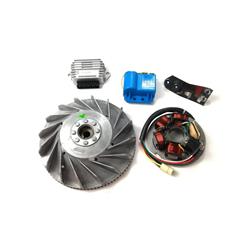 Komplette Zündung 12V Kegel 20 für Vespa PX 125-150-200 mit Elektrostart