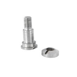 Tornillo y tuerca palanca de freno / embrague Vespa VNA1-2, VNB1-2, GS150 VS1T (cabeza ranurada)