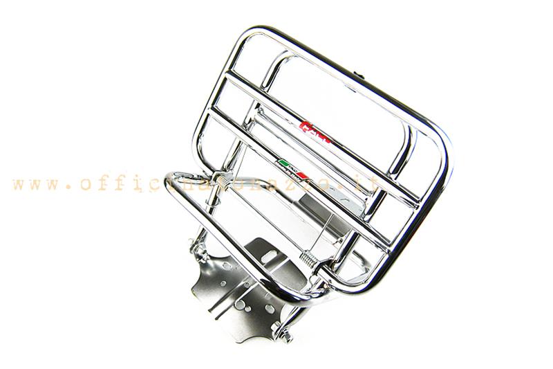 Portapacchi posteriore Faco cromato per Vespa 50 Special - Primavera - ET3