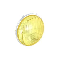 Yellow plastic front light for Vespa 90 SS from 1966, Vespa 125 Primavera - ET3, 125/150 Super