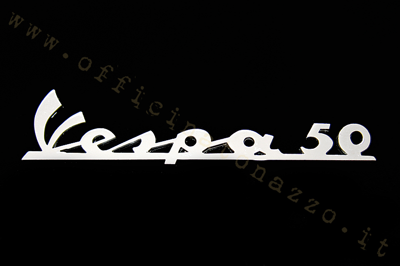 Plaque avant "Vespa 50" avec 3 trous