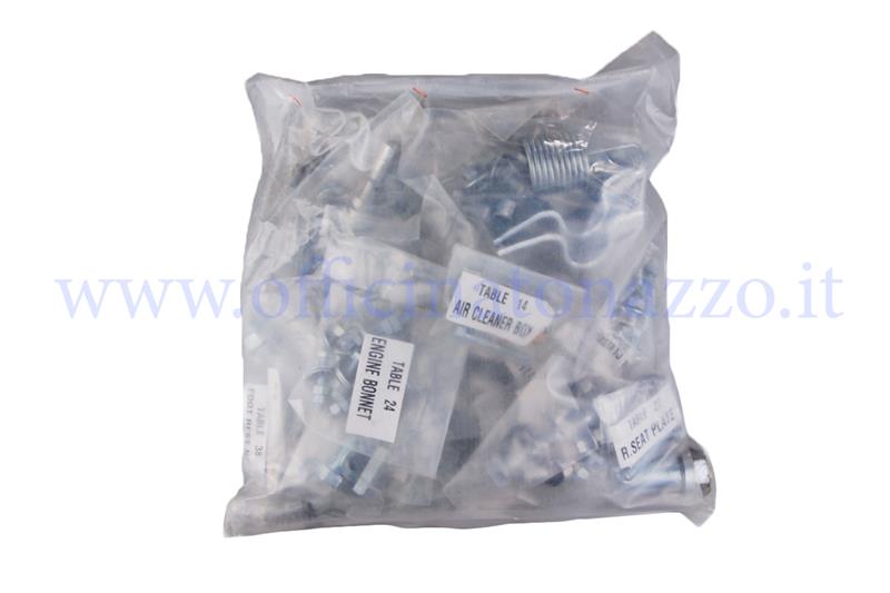 The piezas of the kit (tornillos, pernos, etc.) de motor para Vespa VNL2T - VLB1T - VLA1T - VBL - GT - VBB - VNB