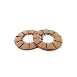 Clutch 2 cork disks with intermediate disks and 6 springs for Vespa 98-125 (from V1T the V15T) (since the V30T V33T)