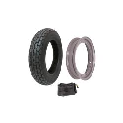 Pneumatic kit 3.50 x 10, rim and inner tube