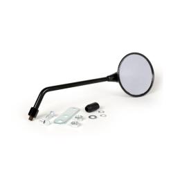 Round left or right Carbon Look rearview mirror for Vespa