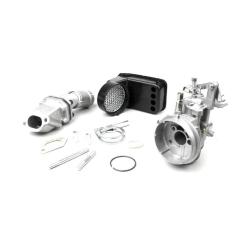 Kit de carburador dell'orto SHBC Ø19 con colector de láminas de 2 orificios para Vespa PK