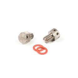 Kit tapones magnéticos BGM con tornillo hexagonal para carga y descarga de aceite de motor para Vespa (2uds)