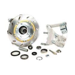 Disc brake -BGM PRO Anti-Dive- Lambretta LI, LIS, SX, TV, DL, GP - incl. brake caliper - silver