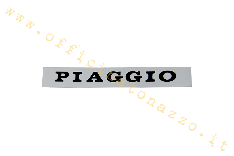 targhetta PIAGGIO TECHNOLOGY LUNGA 52x11mm adesiva 
