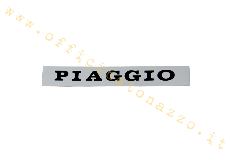 Placa adhesiva "Piaggio" para Vespa PX - Placa de asiento de PE