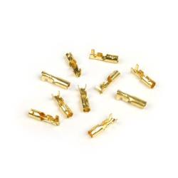 Faston for female cylindrical coupling 4mm Ø = 0.5-1.0mm² 10 pcs