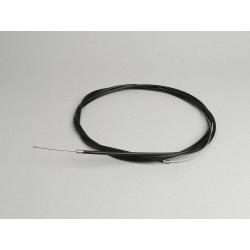 Universal cable - Ø = 1,2mm x 2500mm, sheath = 2200mm, nipple Ø = 3,0mm x 3mm - used as throttle cable - PE braided - black