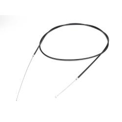 Transmisión universal -Ø = 1,6 mm x 2300 mm, vaina = 2000 mm, niple Ø = 5,5 mm x 7 mm - utilizado como cable de engranaje - Espiral de PTFE - negro