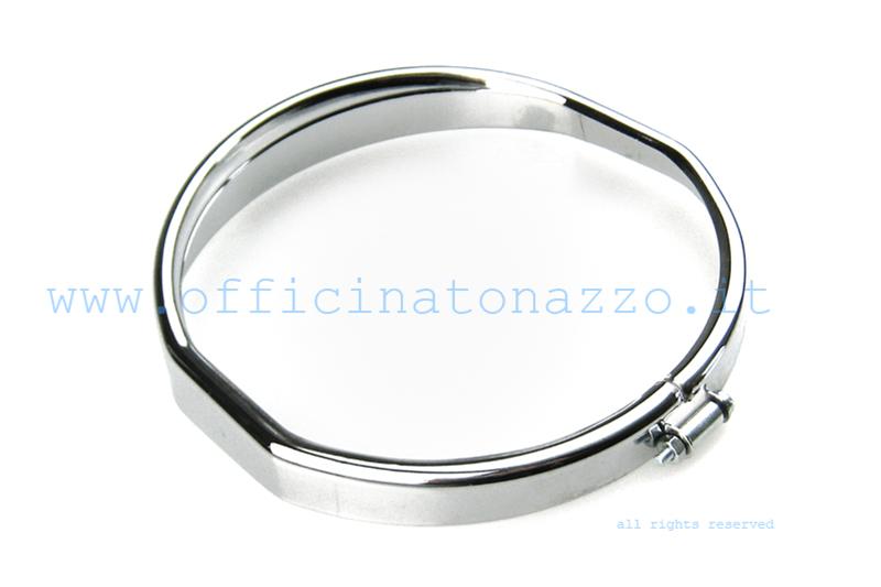 Cornice cromata fanale anteriore per Vespa ET3 - Primavera , 125 Super VNC1T, 150 Super VBC1T (rif.originale Piaggio 151742)