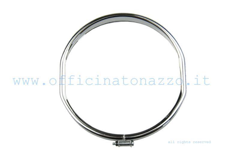 Front light chrome frame for Vespa ET3 - Primavera, 125 Super VNC1T, 150 Super VBC1T (original Piaggio ref 151742)