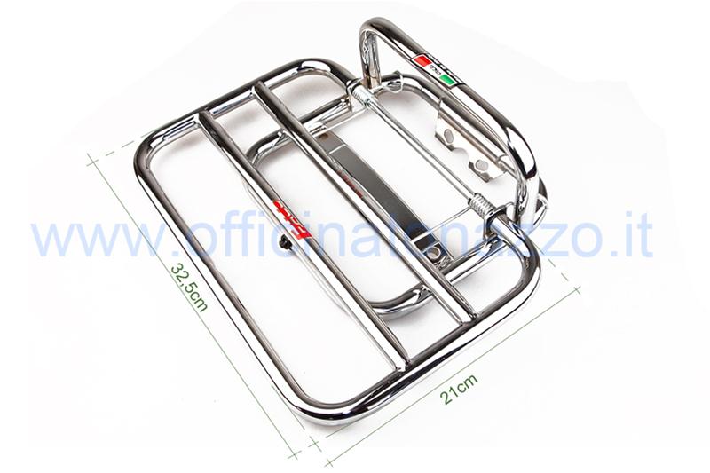 01505 / C - Faco chromed rear luggage rack for Vespa LX