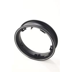 5651 - Tubeless alloy rim 2.10x10 "black channel for Vespa PX - 50 - Primavera - ET3 (valve and nuts included)