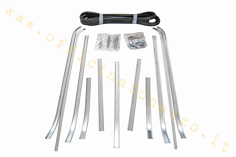 Complete platform strips of ferrules and rivets for Vespa 150 GS VS2> 5