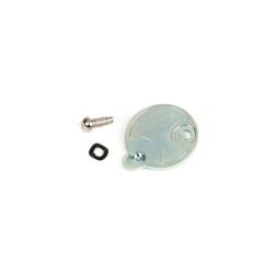 Round steering lock cover for Vespa