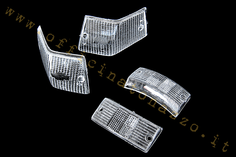 bt001 - White front and rear turn signal lights for Vespa PX-PE-T5