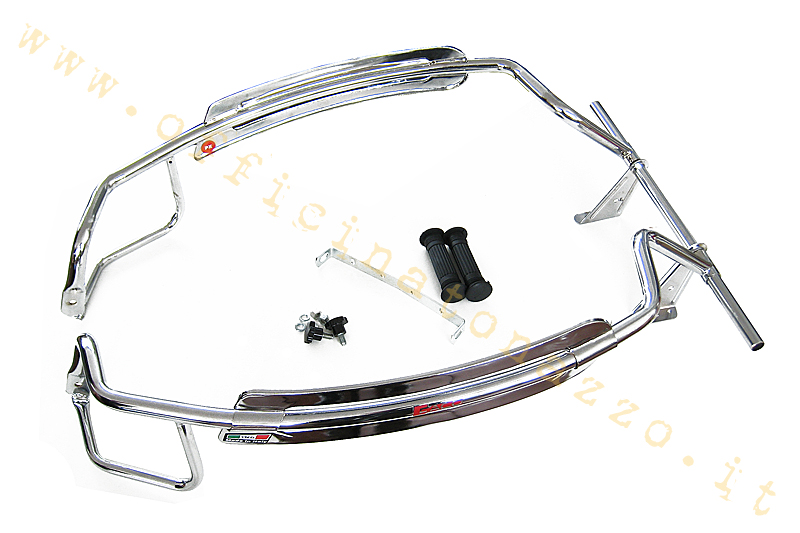 01195 / C - Chrome-plated body protector for Vespa PX - PE