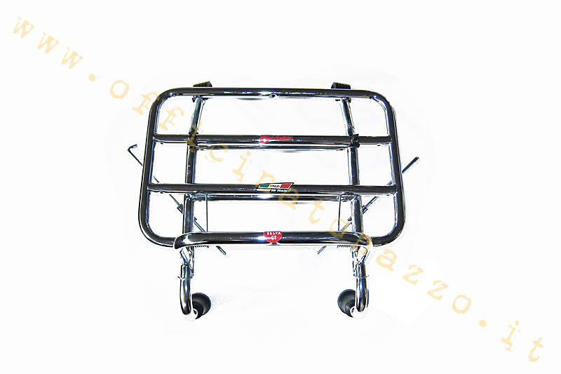 Porte-bagages avant Phaco chromé pour Vespa GTS 125ie - 250ie - 300i - GT 200