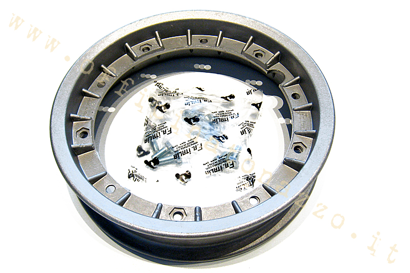 5515 - Satin alloy wheel rim 3,00 / 3.50-10