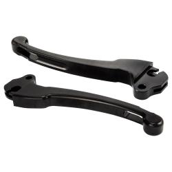 Pair of black SIP levers for Vespa 50- ET3- ​​Primavera- PX- Rally