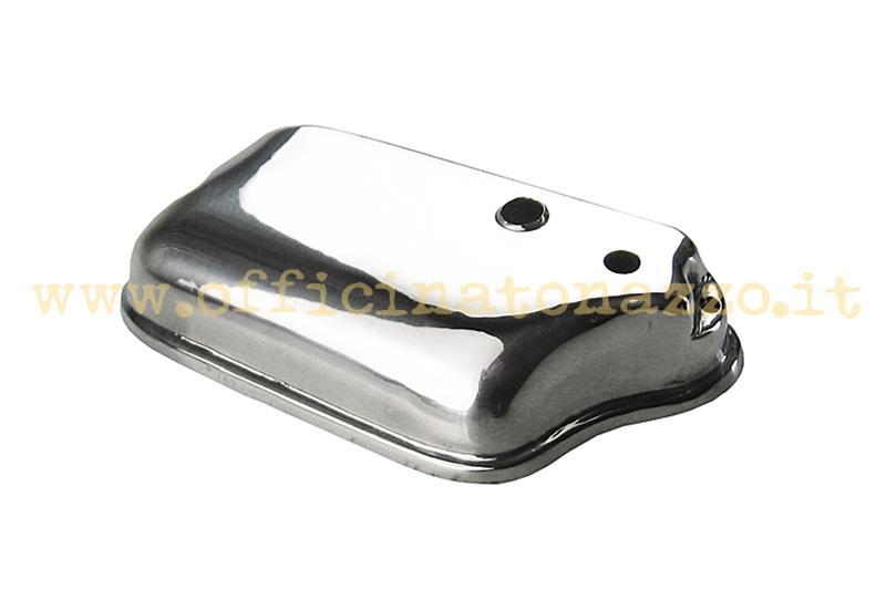 Steel lid carburetor air filter polished stainless without mixer for Vespa PX - T5 - TS - Sprint