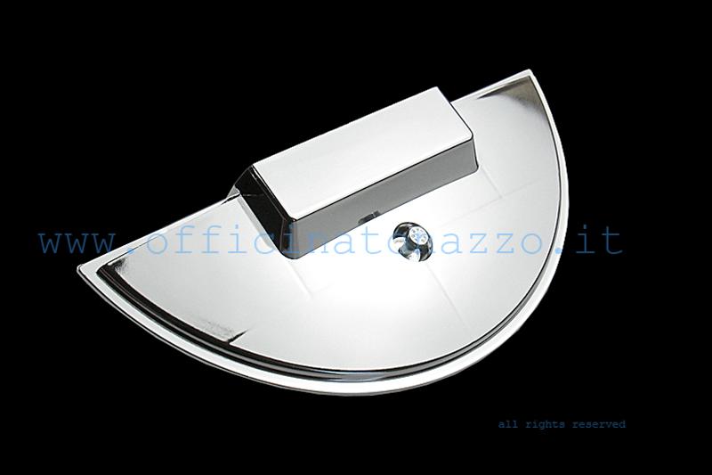 90881000 - SPARE WHEEL COVER IN SILVER PLATED VESPA PX- PE- T5