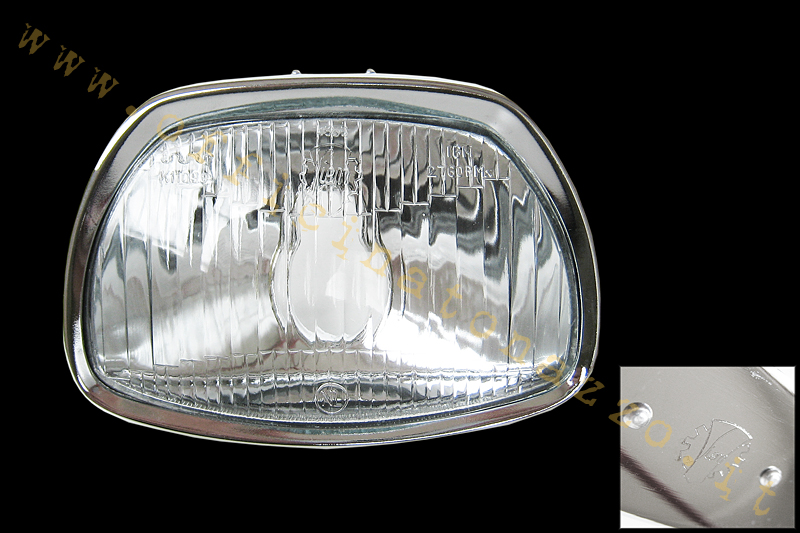 Front light in glass marked SIEM for Vespa GL 180SS - GT - Sprint