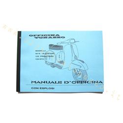 Workshop manual for Vespa 50R, 50 Special, 125 Primavera, 125 ET3