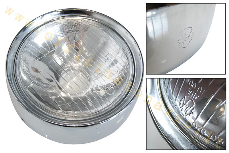 Fanale anteriore in vetro marchiato SIEM per Vespa GTR - TS - Sprint Veloce - 180/200 Rally