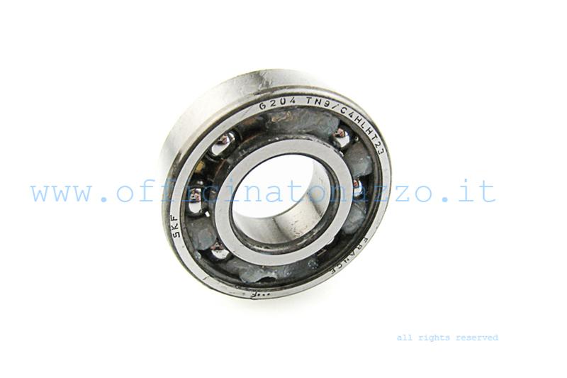16167-C4 - SKF ball bearing - 6167 / C4 - (20x47x14) flywheel side bench with polyamide cage for Vespa ET3 - 50