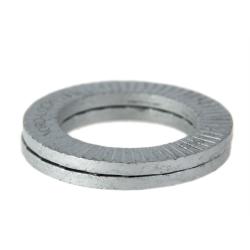 Locking Washer NORD-LOCK 1/4", approx. M7 mm, Ø 11,5x7,2 mm, (th) 1,8mm, zinc plated, 2-parts