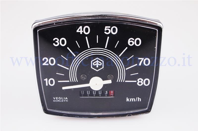 Odómetro escala de 80 km / h für Vespa 50 Special (original Piaggio)