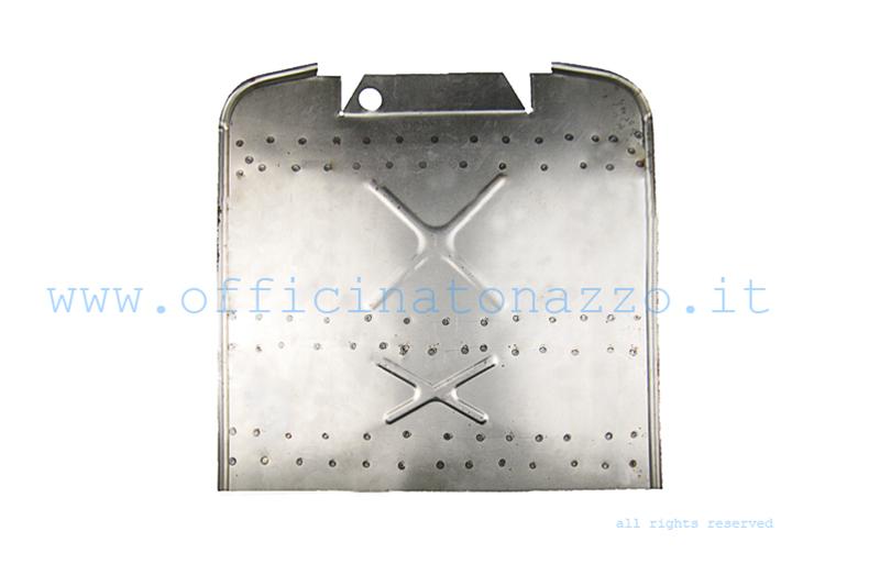 ACC00000088 - Footboard bottom (length 48 cm - width 47 cm) with round wire passage for Vespa VNB4T 62 - VNB5T 63 - VNB6T - VBB2T 63