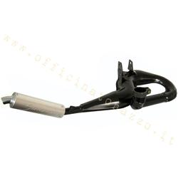 Muffler to Simonini black expansion with aluminum silencer for Vespa 200