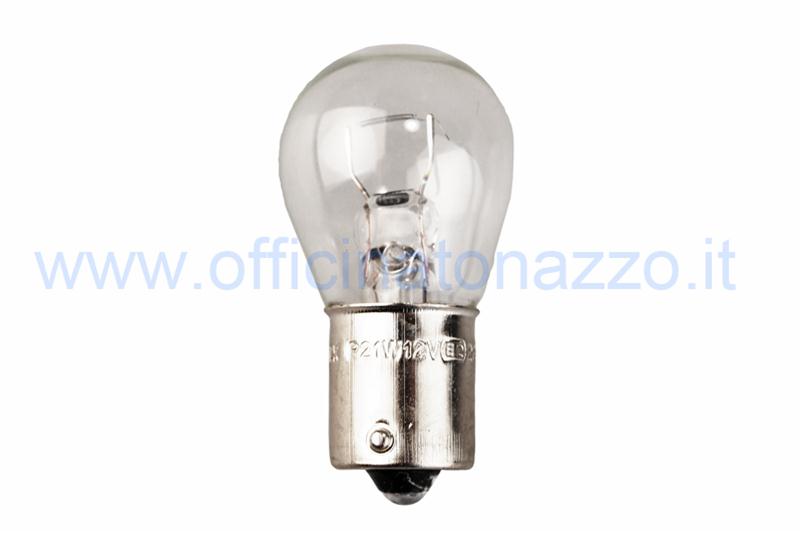 Lampada per Vespa innesto a baionetta, sfera 12V - 21W bianca