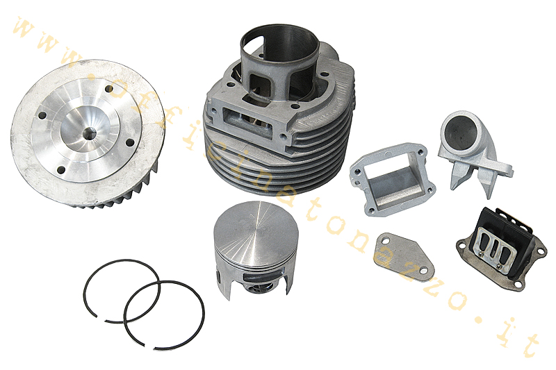 Cilindro Quattrini 175cc per Vespa PX-125, PX-150, per carter aspirato.