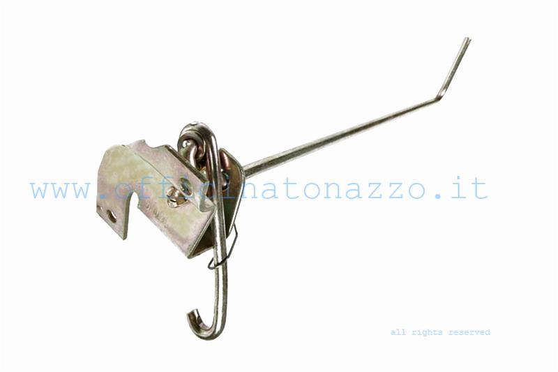Complete right bonnet locking lever for Vespa PX Arcobaleno (original Piaggio ref. 22722900)