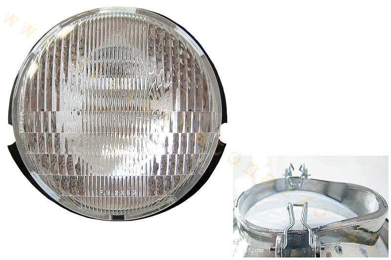 Plastic headlight for Vespa PK 80/100 / 125S - S Automático - XL