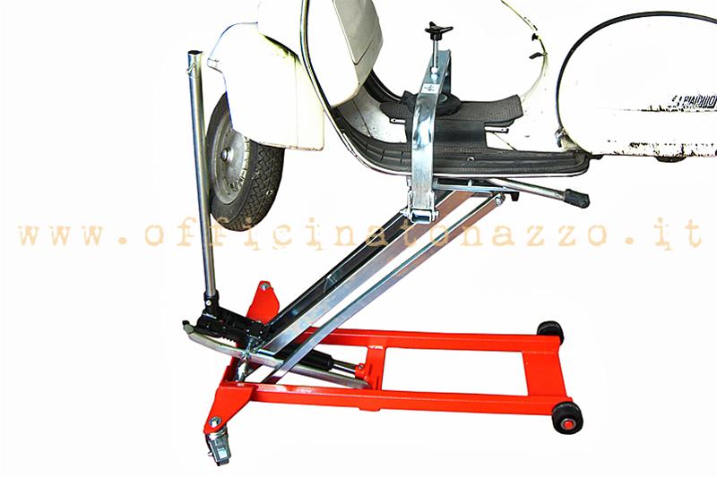 Sollevatore Vespa idraulico manuale con dima snodabile(360°)