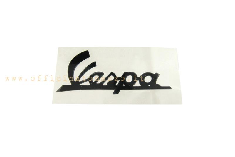 Placa frontal adhesiva "Vespa" negra para Vespa 125