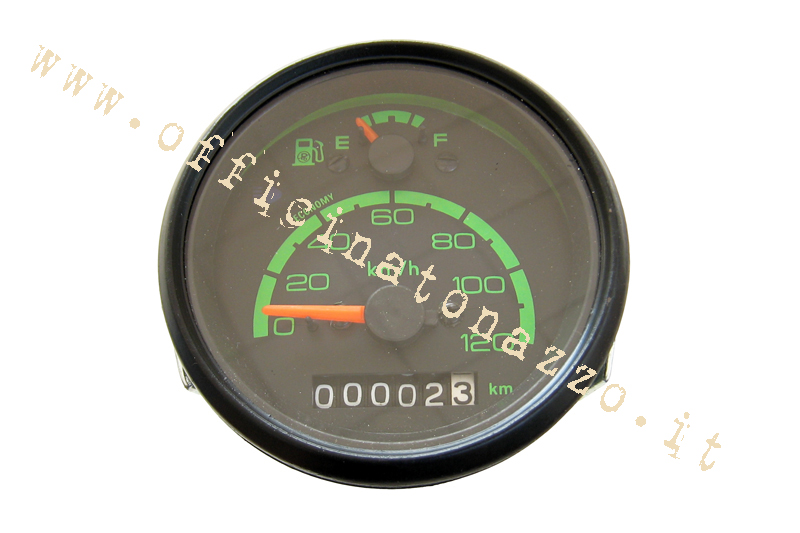 Cuentakilómetros escala 120 kmh para LML avec indicateur de combustible adaptado para PX