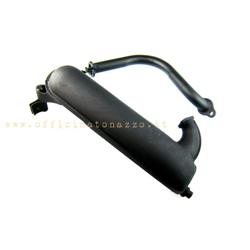 Silenciador de sitio torpedo original tipo negro para Vespa ET3 - Primavera