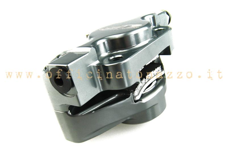Large gray disc brake caliper for Vespa PX (including pads)