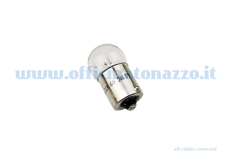 Vespa-Lampe mit Bajonettverschluss, 6V - 5W Kugel