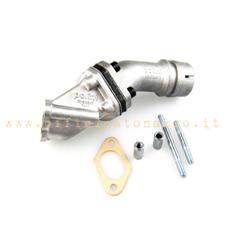 Intake manifold Polini lamellar 19mm 2-hole connection rigid coupling for Vespa 50 - Primavera - ET3